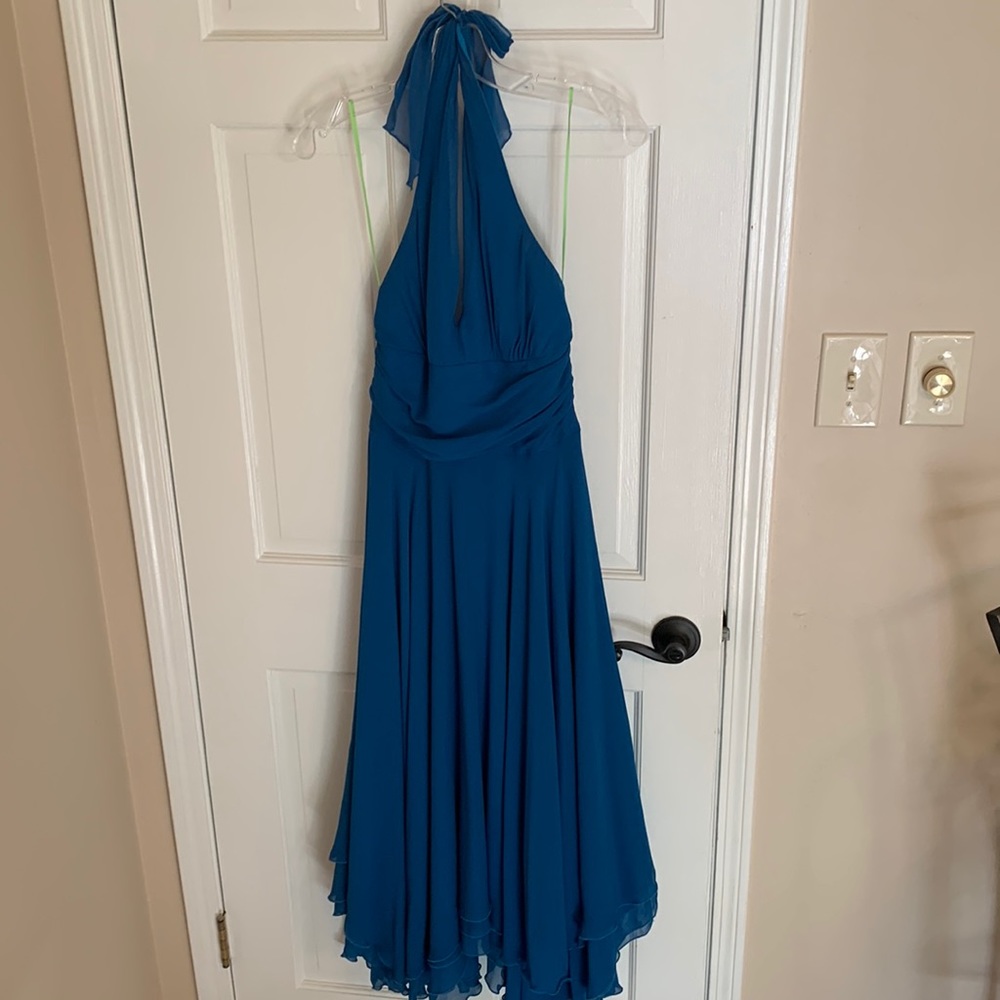 Teal blue size 6 cocktail dress